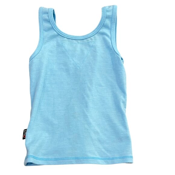 T2love NWT Kids Tank Tops Size 2 Blue or Gray Soft Polyester Blend Sleeveless US - Picture 6 of 9